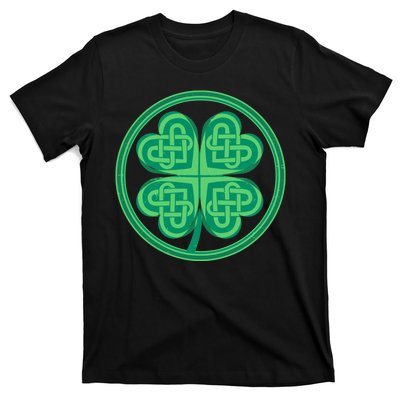 Celtic Pattern Shamrock Clover St Patrick's Day T-Shirt