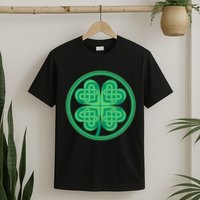 Celtic Pattern Shamrock Clover St Patrick's Day T-Shirt