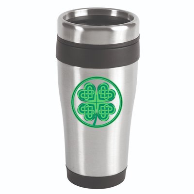 Celtic Pattern Shamrock Clover St Patrick's Day 16oz Travel Tumbler