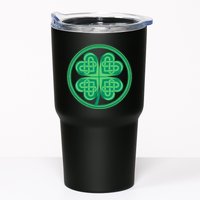 Celtic Pattern Shamrock Clover St Patrick's Day Tumbler