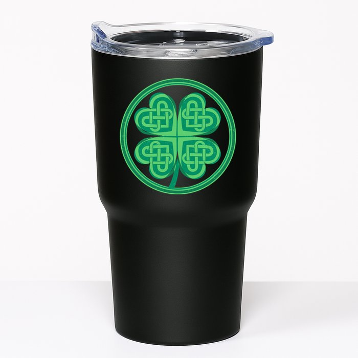 Celtic Pattern Shamrock Clover St Patrick's Day Tumbler