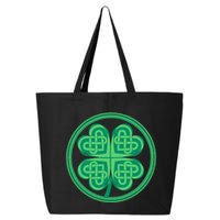 Celtic Pattern Shamrock Clover St Patrick's Day 25L Jumbo Tote