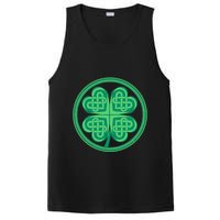 Celtic Pattern Shamrock Clover St Patrick's Day PosiCharge Competitor Tank