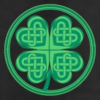 Celtic Pattern Shamrock Clover St Patrick's Day Trucker Hat