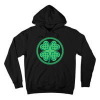 Celtic Pattern Shamrock Clover St Patrick's Day Tall Hoodie