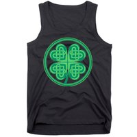 Celtic Pattern Shamrock Clover St Patrick's Day Tank Top