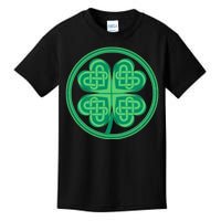 Celtic Pattern Shamrock Clover St Patrick's Day Kids T-Shirt