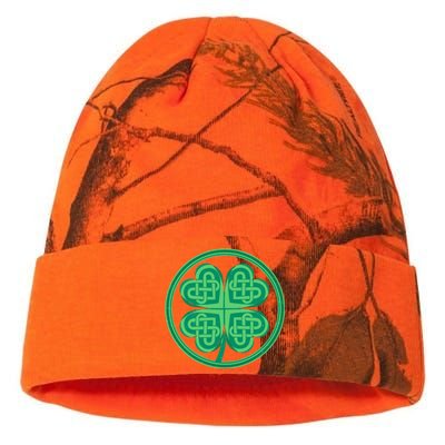 Celtic Pattern Shamrock Clover St Patrick's Day Kati Licensed 12" Camo Beanie