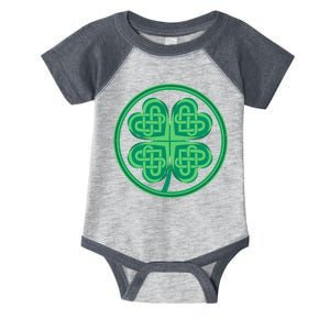 Celtic Pattern Shamrock Clover St Patrick's Day Infant Baby Jersey Bodysuit