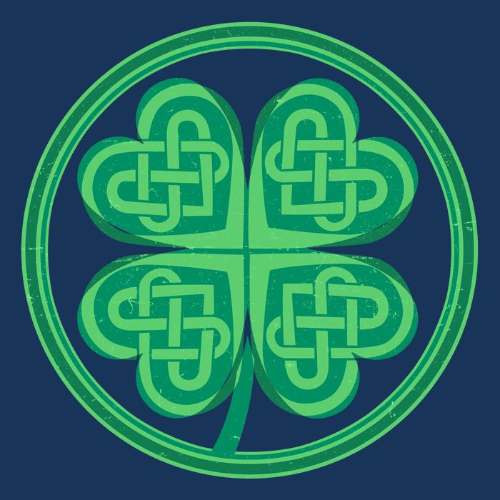 Celtic Pattern Shamrock Clover St Patrick's Day Infant Baby Jersey Bodysuit