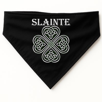Celtic Slainte - Cheers Good Health From Ireland USA-Made Doggie Bandana