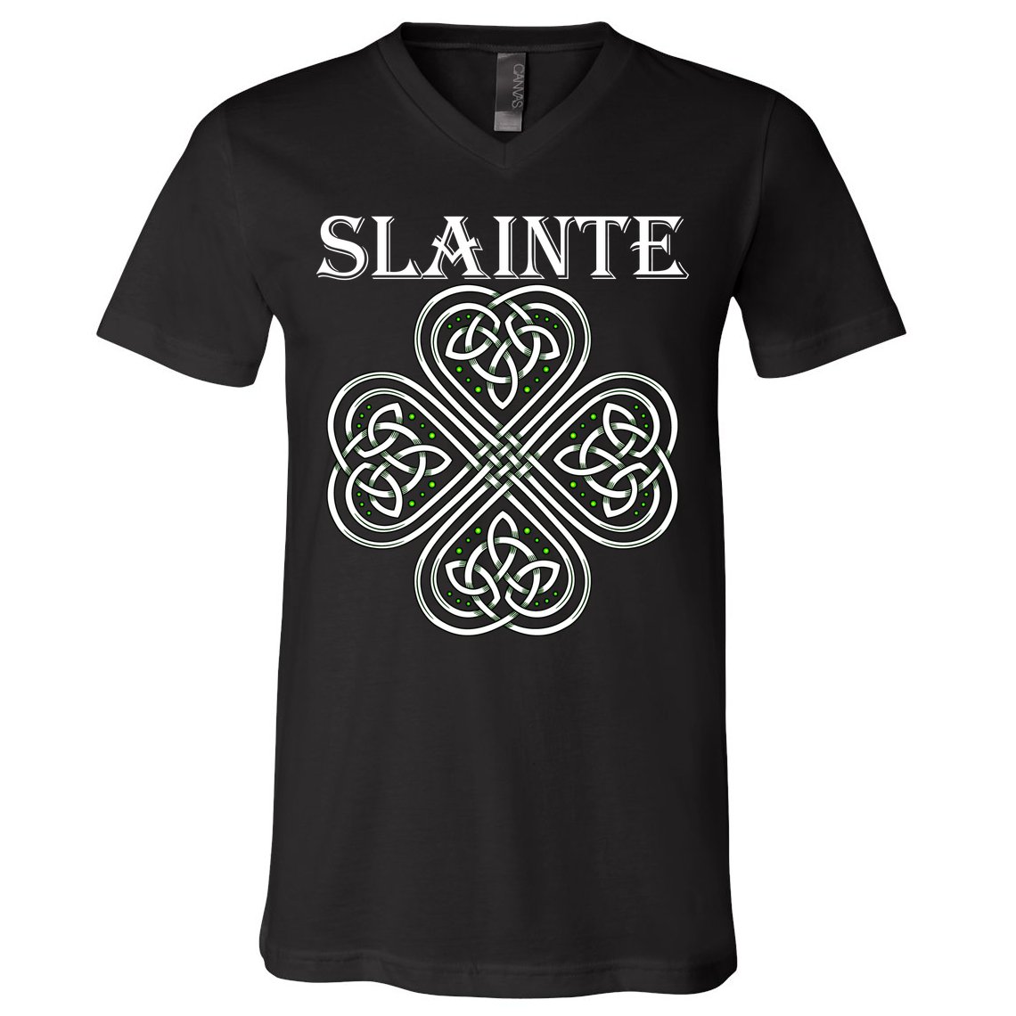 Celtic Slainte - Cheers Good Health From Ireland V-Neck T-Shirt