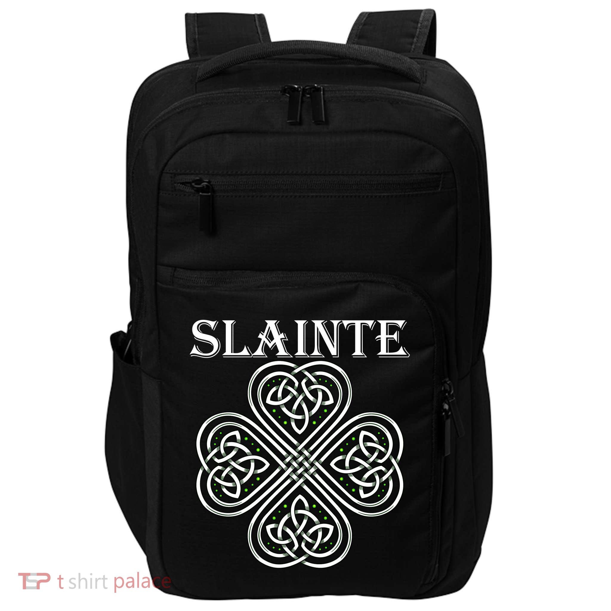 Celtic Slainte - Cheers Good Health From Ireland Impact Tech Backpack