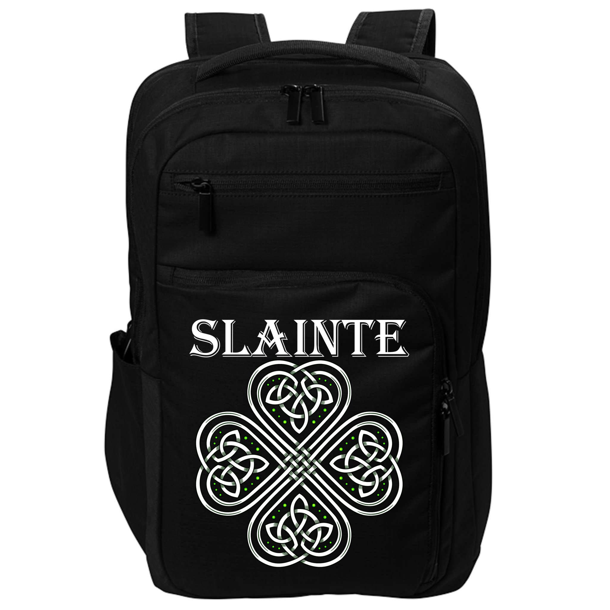 Celtic Slainte - Cheers Good Health From Ireland Impact Tech Backpack