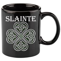 Celtic Slainte - Cheers Good Health From Ireland 11oz C Handle Ceramic Mug