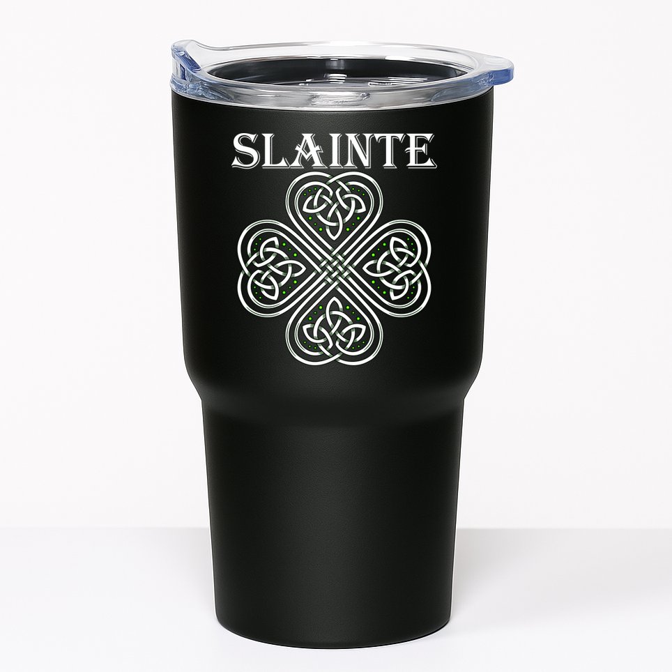 Celtic Slainte - Cheers Good Health From Ireland Tumbler