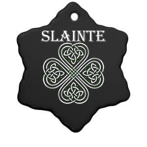 Celtic Slainte - Cheers Good Health From Ireland Ceramic Star Ornament