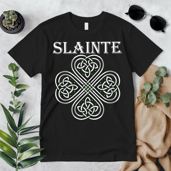 Celtic Slainte - Cheers Good Health From Ireland Premium T-Shirt