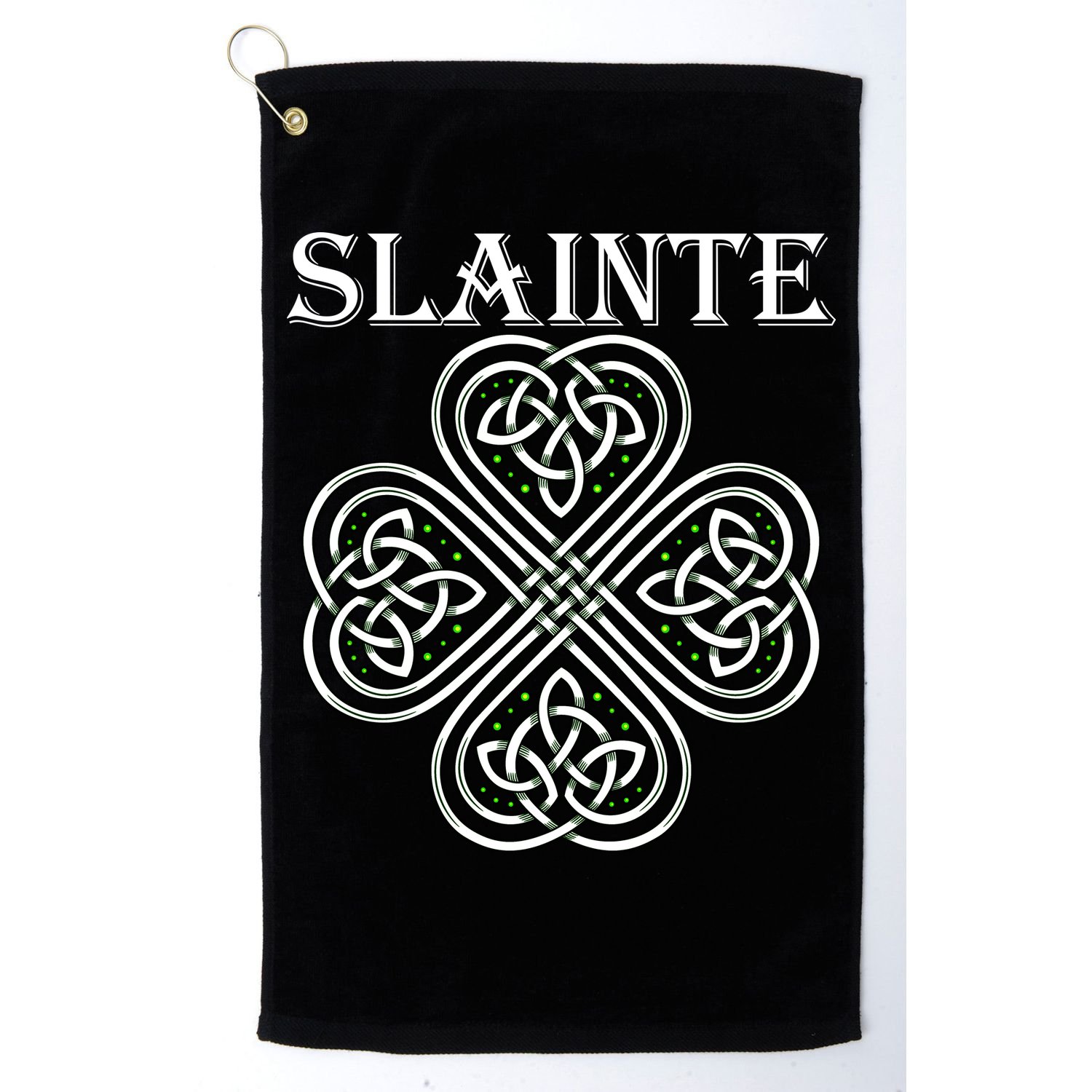Celtic Slainte - Cheers Good Health From Ireland Golf Towel