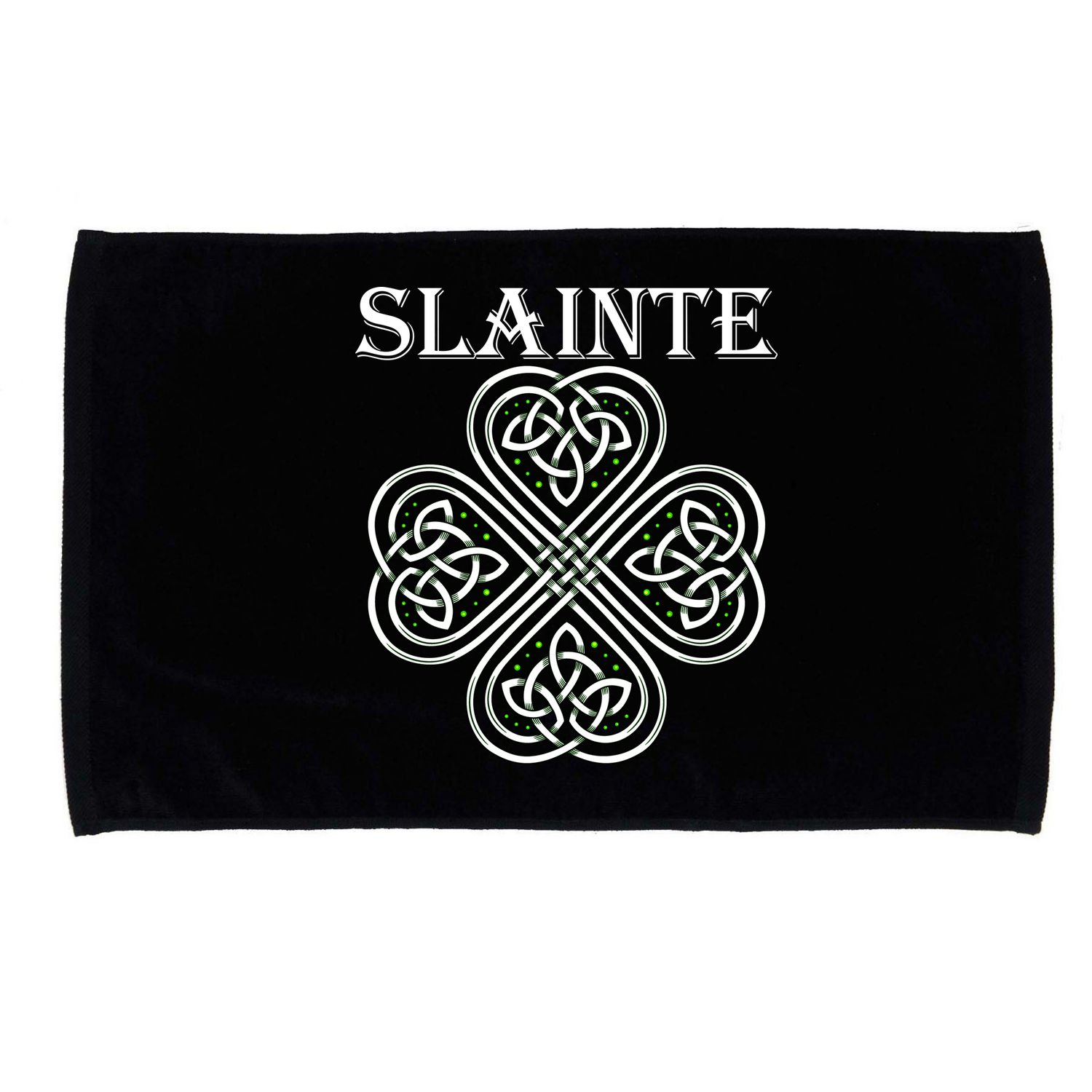 Celtic Slainte - Cheers Good Health From Ireland Microfiber Hand Towel