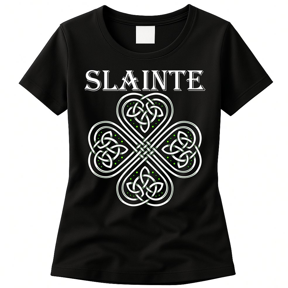 Celtic Slainte - Cheers Good Health From Ireland Womens T-Shirt