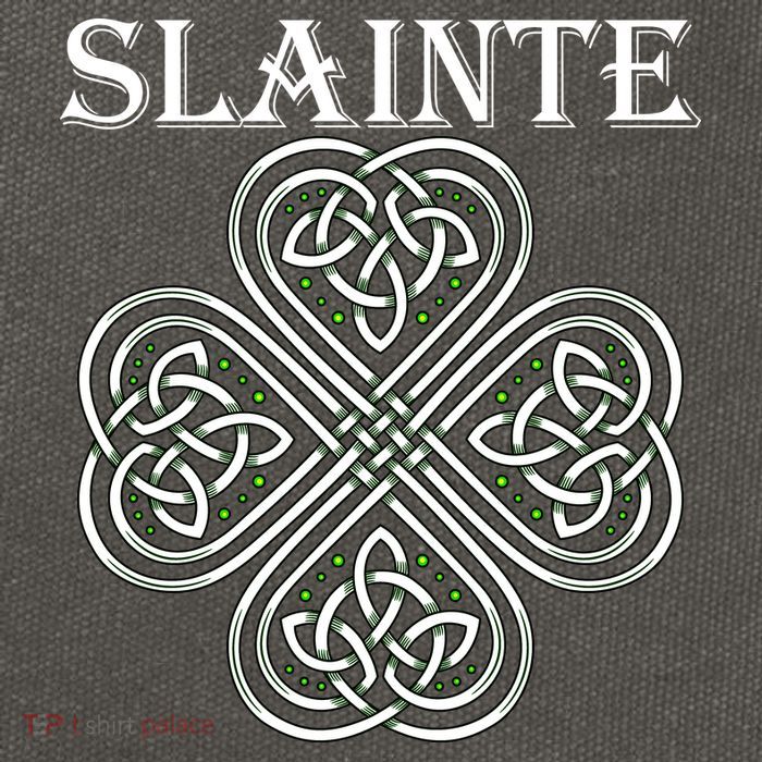 Celtic Slainte - Cheers Good Health From Ireland Cotton Canvas Backpack