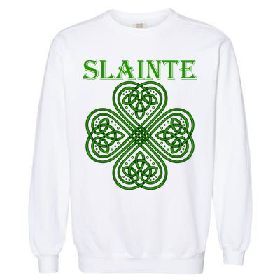 Celtic Slainte - Cheers Good Health From Ireland Garment-Dyed Sweatshirt