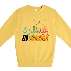 Celebrate Eid Mubarak Ramadan Kareem Premium Crewneck Sweatshirt