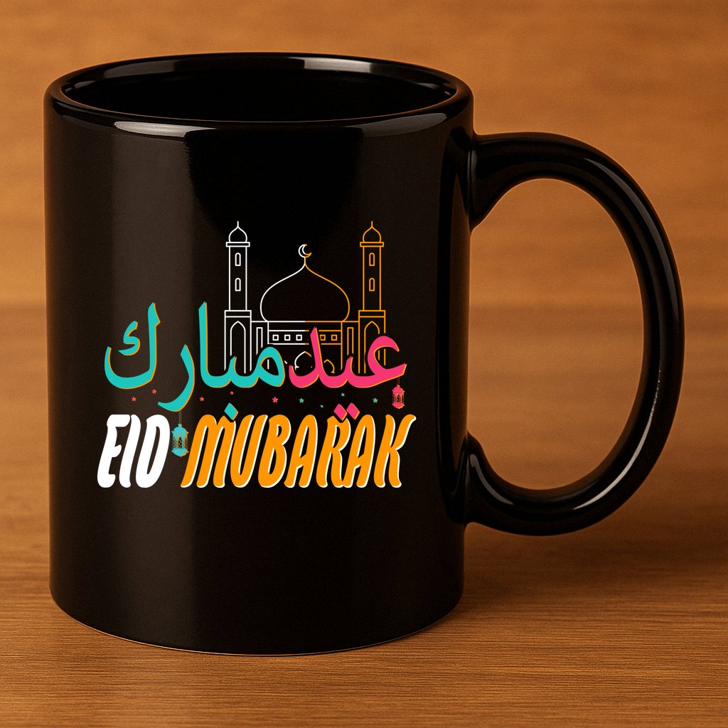 Celebrate Eid Mubarak Ramadan Kareem 11oz C Handle Ceramic Mug