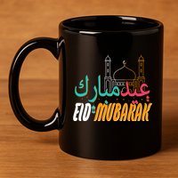 Celebrate Eid Mubarak Ramadan Kareem 11oz C Handle Ceramic Mug