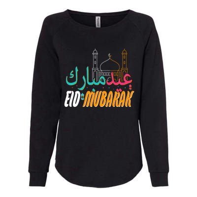 Celebrate Eid Mubarak Ramadan Kareem Womens California Wash Sweatshirt