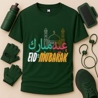 Celebrate Eid Mubarak Ramadan Kareem Cooling Performance Crew T-Shirt
