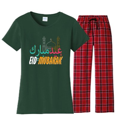 Celebrate Eid Mubarak Ramadan Kareem Women's Flannel Pajama Set