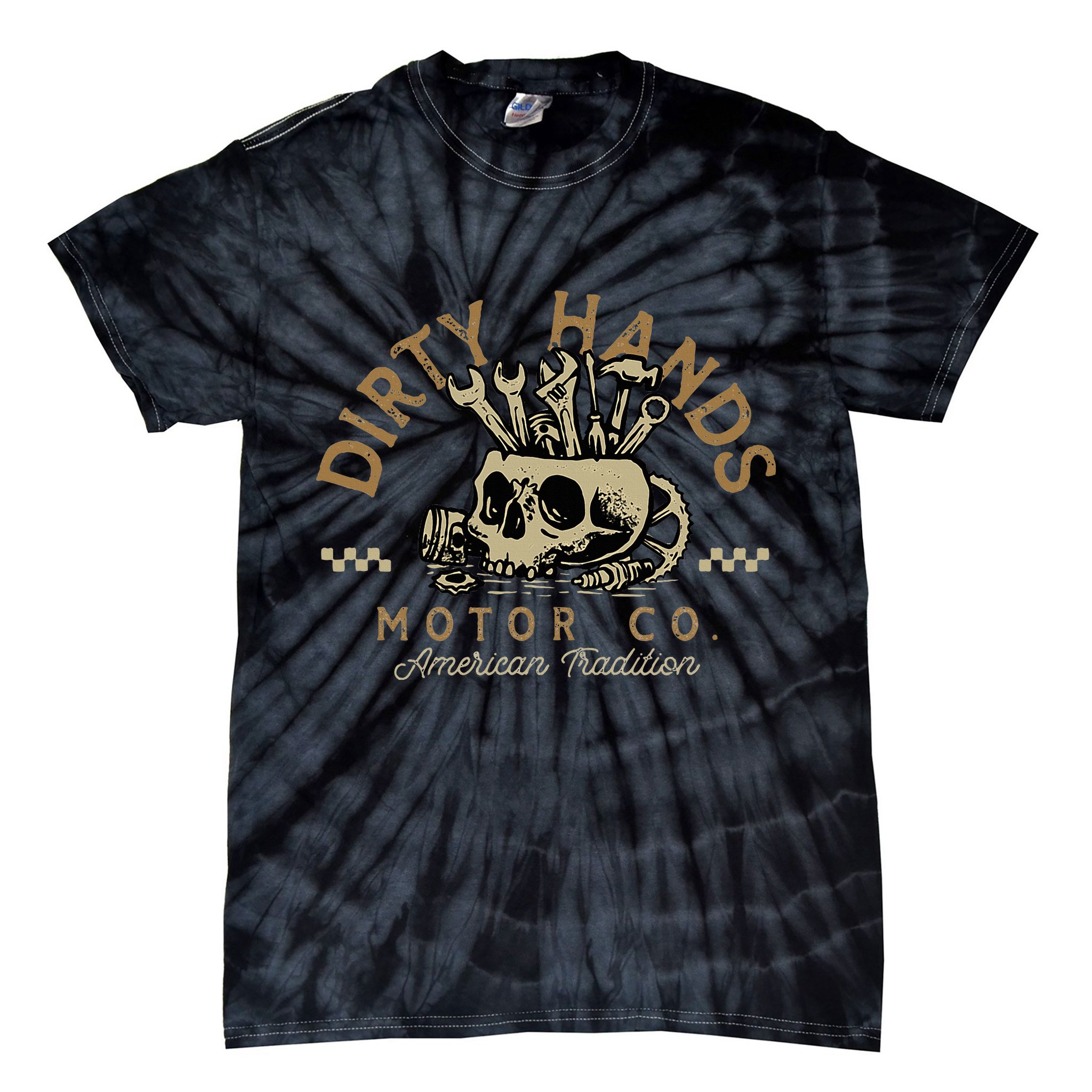 Car Enthusiasts & Mechanics Muscle Car Racing Gearheads Tie-Dye T-Shirt