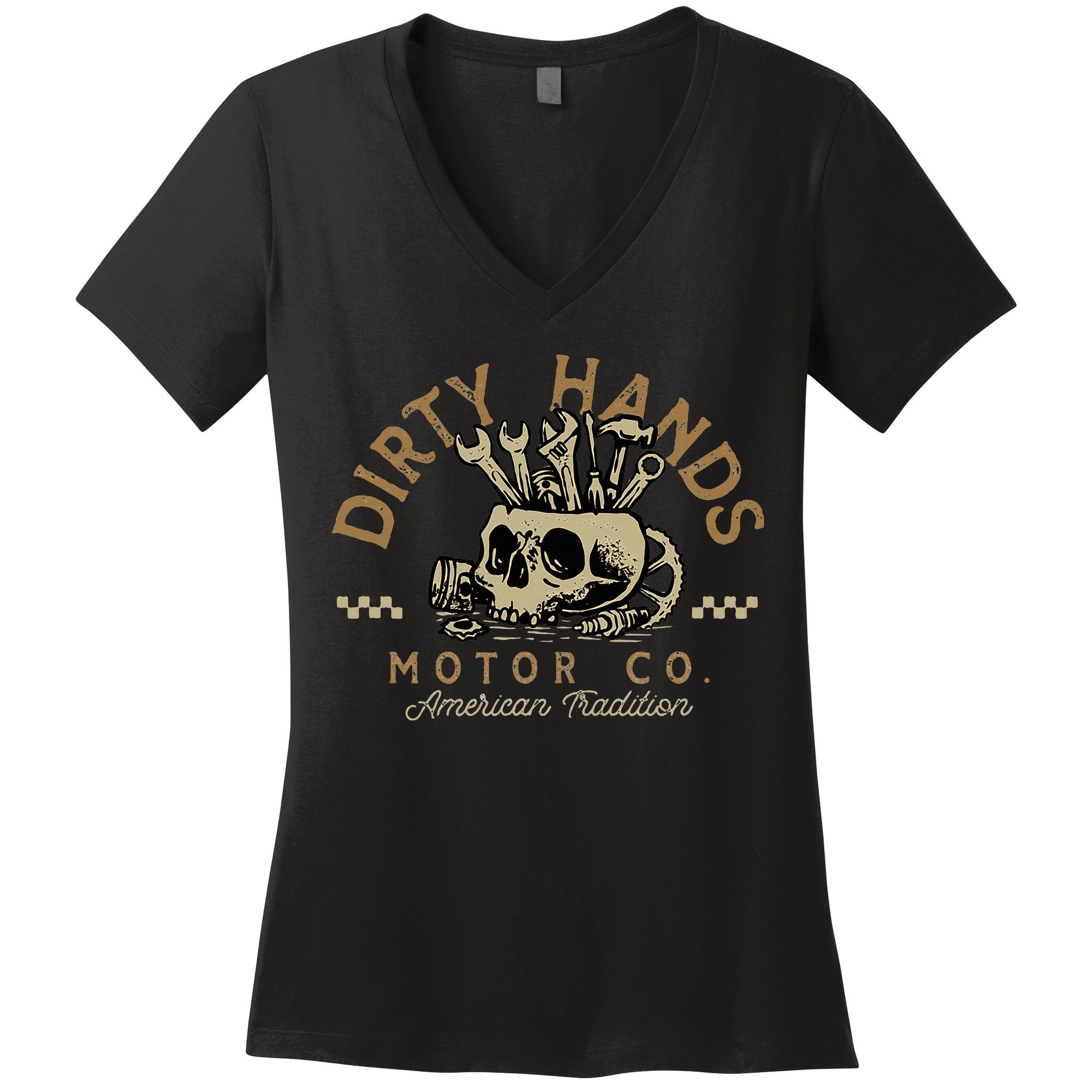 Car Enthusiasts & Mechanics Muscle Car Racing Gearheads Women's V-Neck T-Shirt