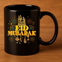 Celebrate EID MUBARAK 11oz C Handle Ceramic Mug