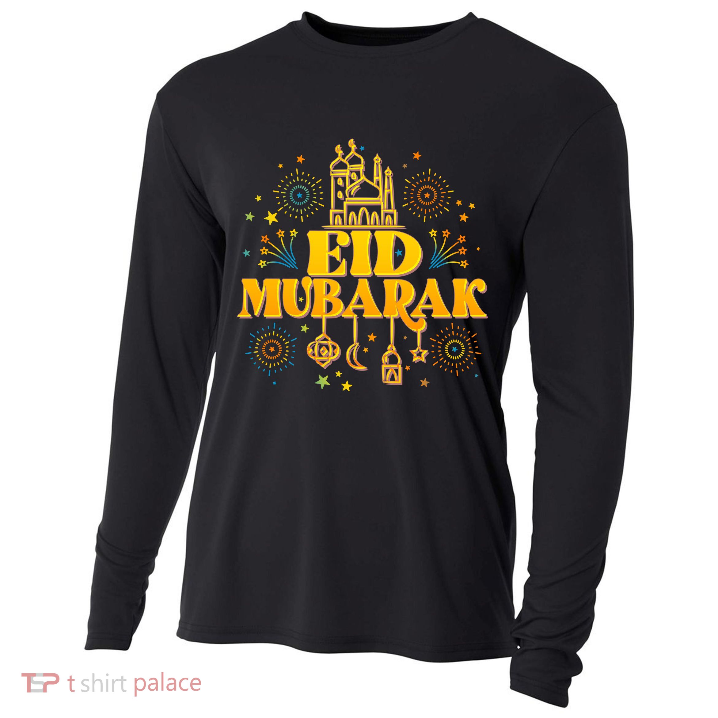Celebrate EID MUBARAK Cooling Performance Long Sleeve Crew