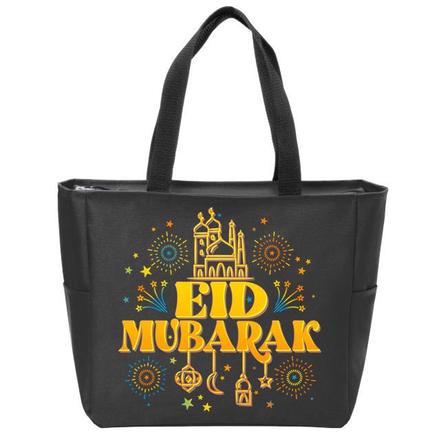 Celebrate EID MUBARAK Zip Tote Bag