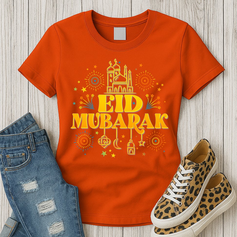 Celebrate EID MUBARAK Womens T-Shirt