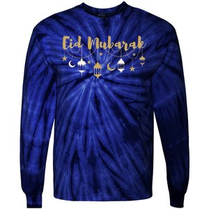 Celebrate Eid Mubarak Festival Tie-Dye Long Sleeve Shirt