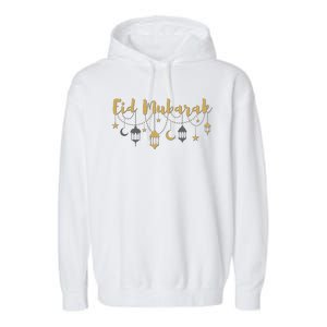 Celebrate Eid Mubarak Festival Garment-Dyed Fleece Hoodie