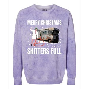 Cousin Eddie Merry Christmas Shitters Full Colorblast Crewneck Sweatshirt