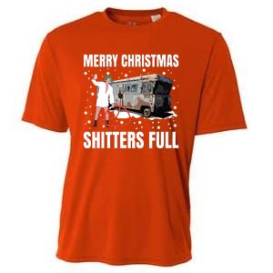 Cousin Eddie Merry Christmas Shitters Full Cooling Performance Crew T-Shirt