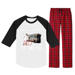 Cousin Eddie Merry Christmas Shitters Full Raglan Sleeve Pajama Set