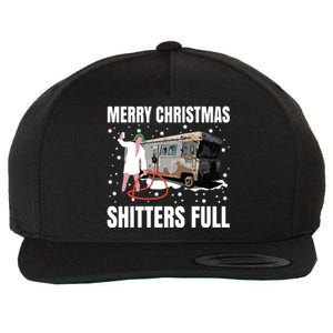 Cousin Eddie Merry Christmas Shitters Full Wool Snapback Cap