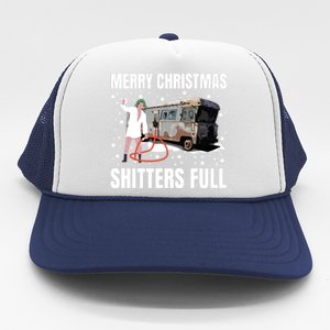 Cousin Eddie Merry Christmas Shitters Full Trucker Hat