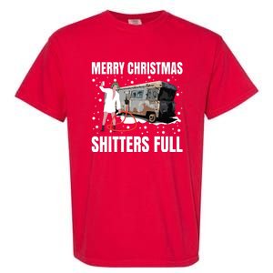 Cousin Eddie Merry Christmas Shitters Full Garment-Dyed Heavyweight T-Shirt