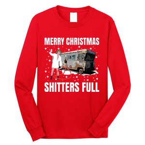 Cousin Eddie Merry Christmas Shitters Full Long Sleeve Shirt