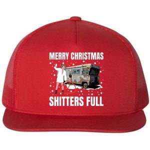 Cousin Eddie Merry Christmas Shitters Full Flat Bill Trucker Hat