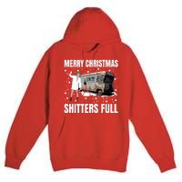 Cousin Eddie Merry Christmas Shitters Full Premium Pullover Hoodie